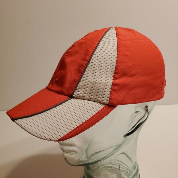 Asics golf hat cap. Color red /white. 100% Polyester. One size fits most - Picture 8 of 13